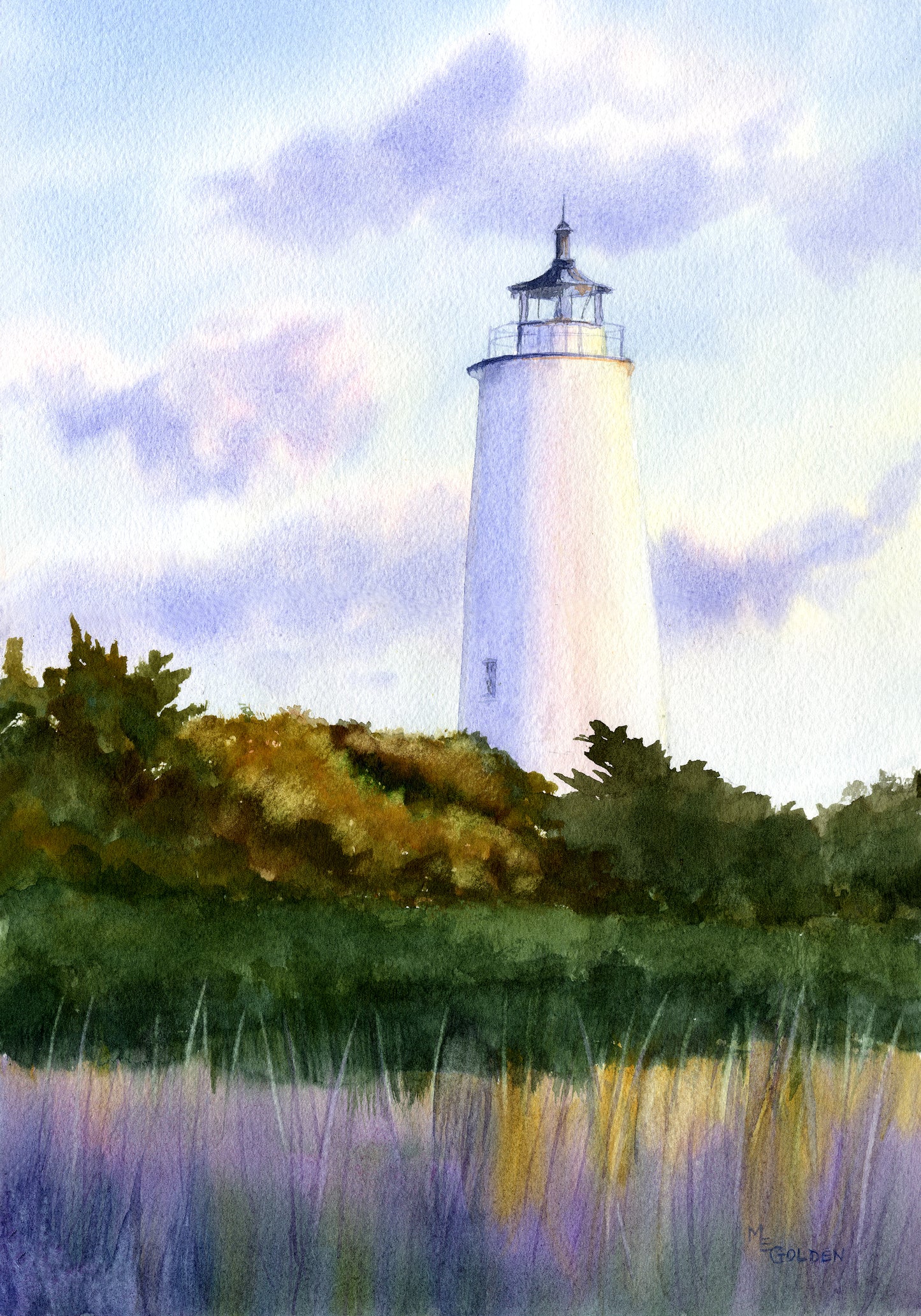 Ocracoke Lighthouse Giclée Print