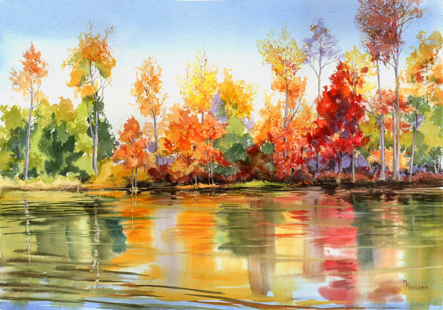 Autumn Reflections Giclée Print