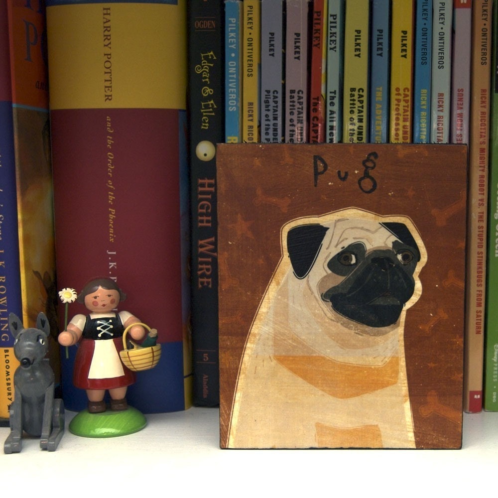 Personalize Your Pooch - Dog Art Block -  Various Sizes