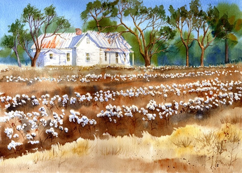Cotton Fields Back Home Giclée Print