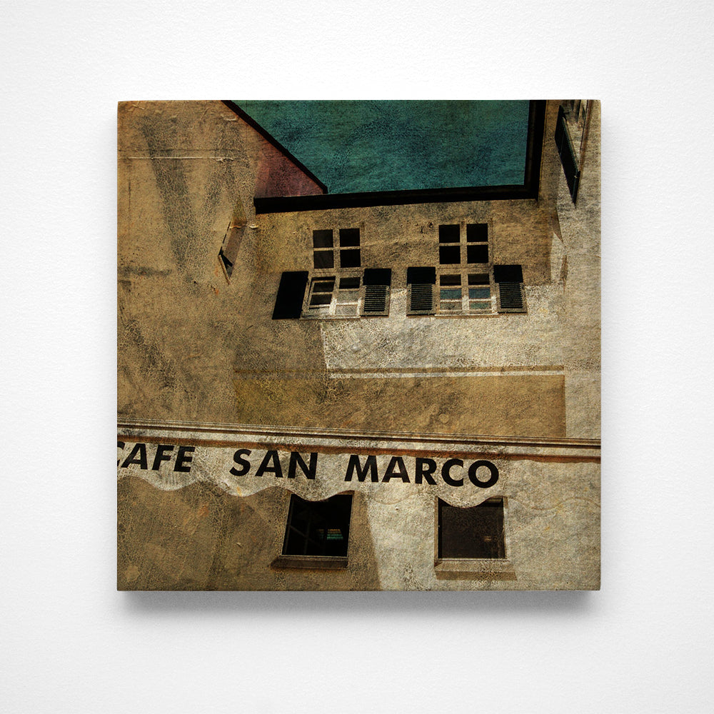 Cafe San Marco Photograph Art Block or Box