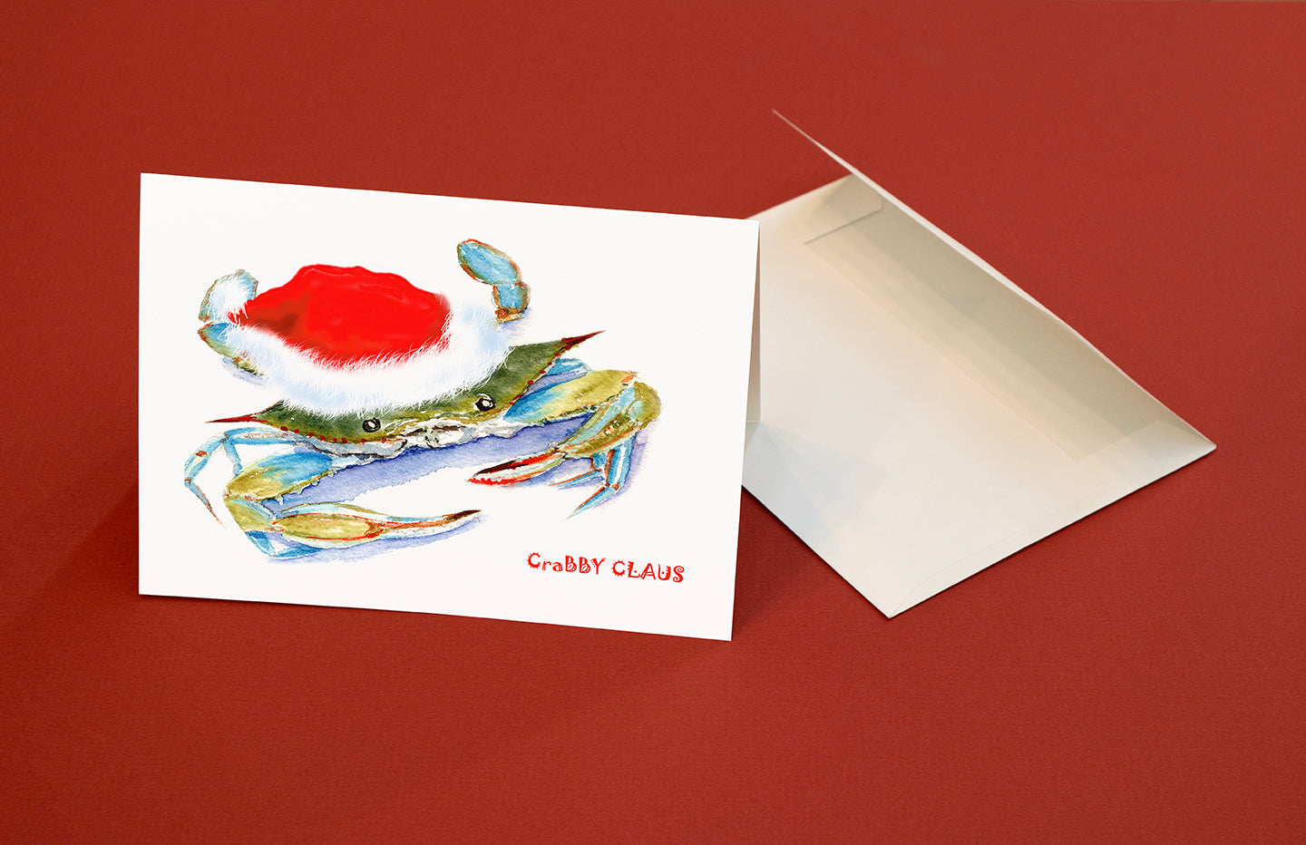 Crabby Claus Christmas Cards