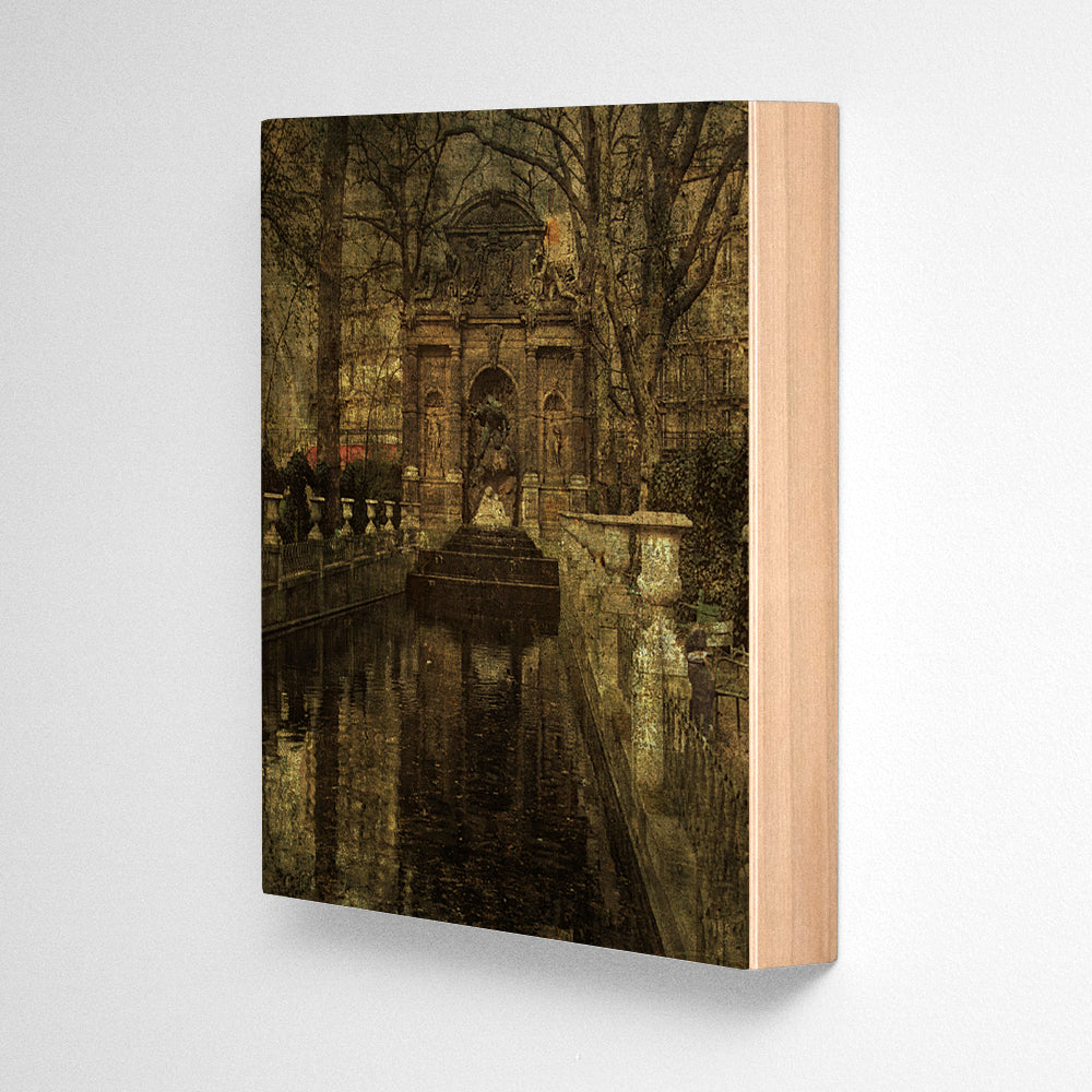 Luxembourg Park Photograph Art Block or Box