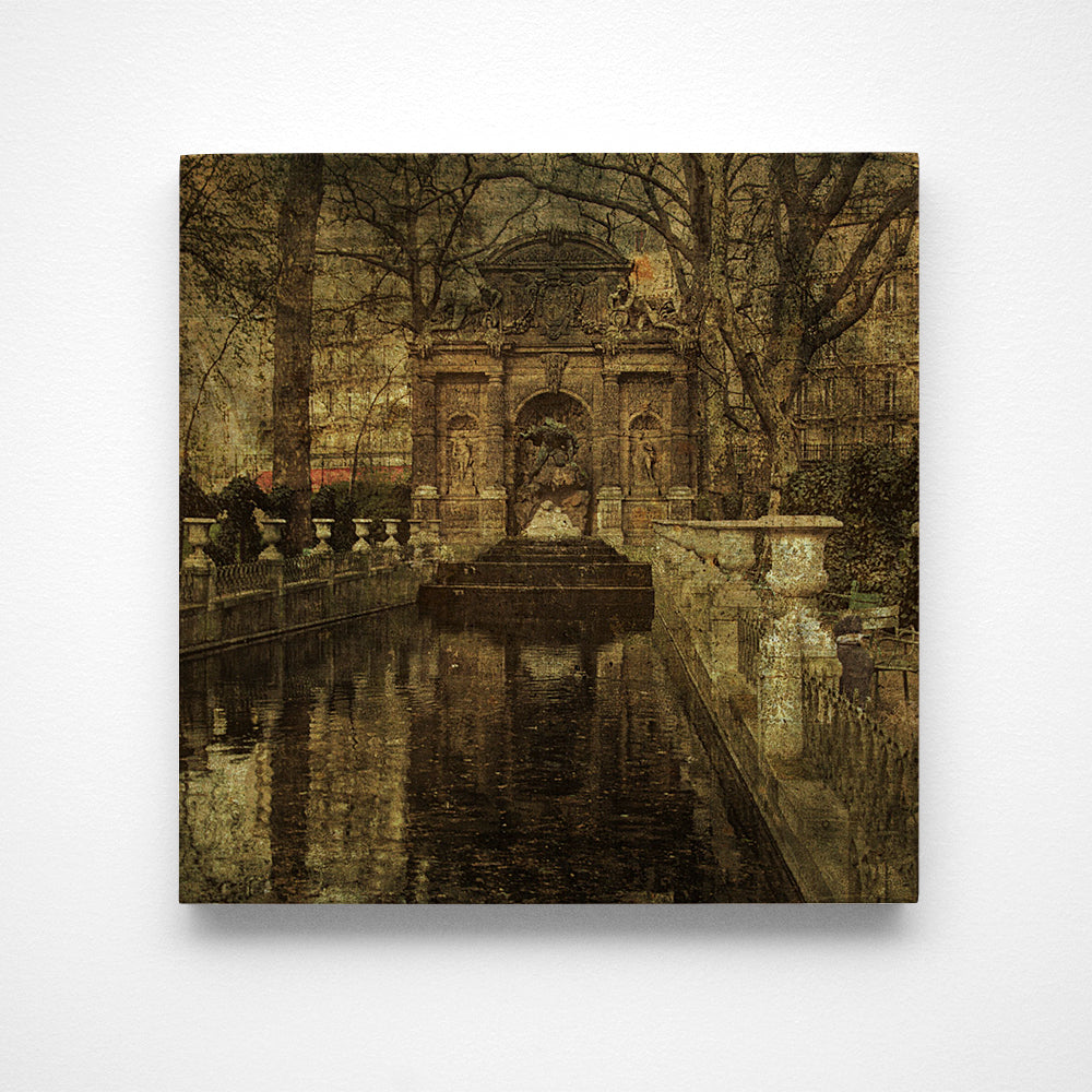 Luxembourg Park Photograph Art Block or Box