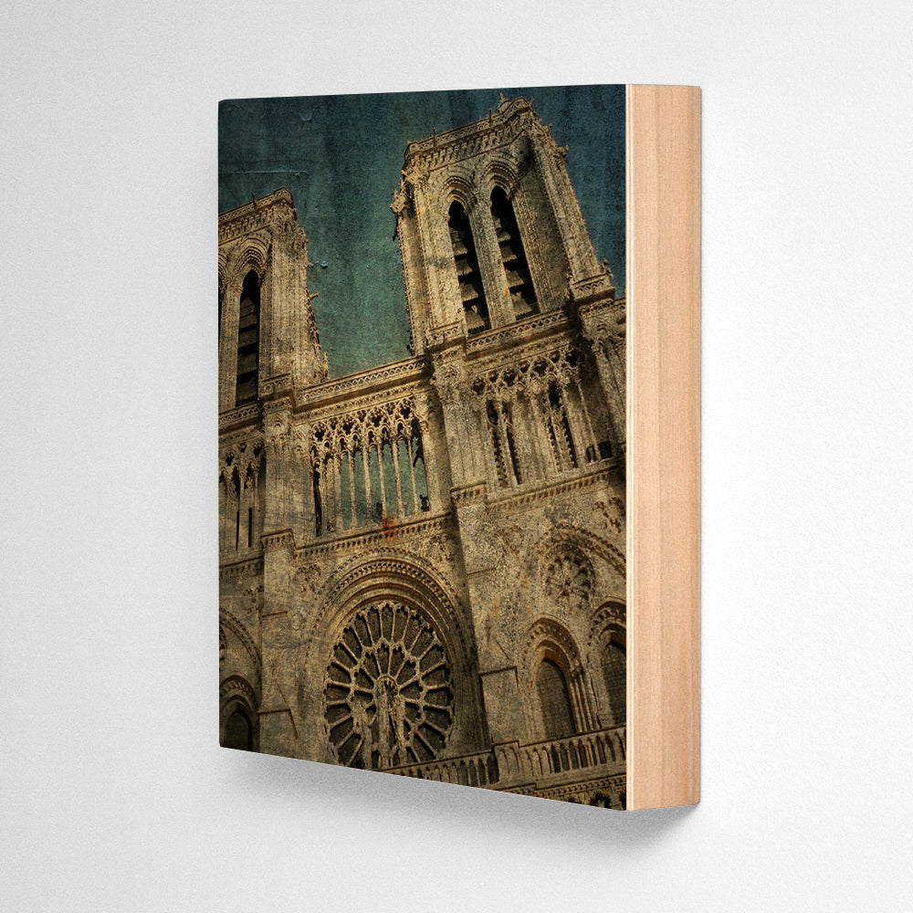 Notre Dame No. 1 Photograph Art Block or Box