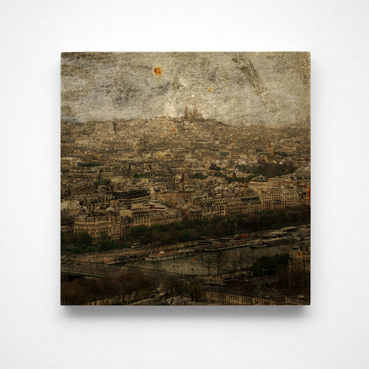 Paris Skyline No. 2 Photograph Art Block or Box