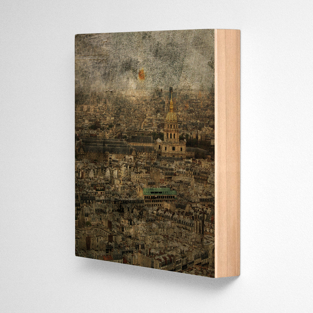 Paris Skyline No. 3 Photograph Art Block or Box