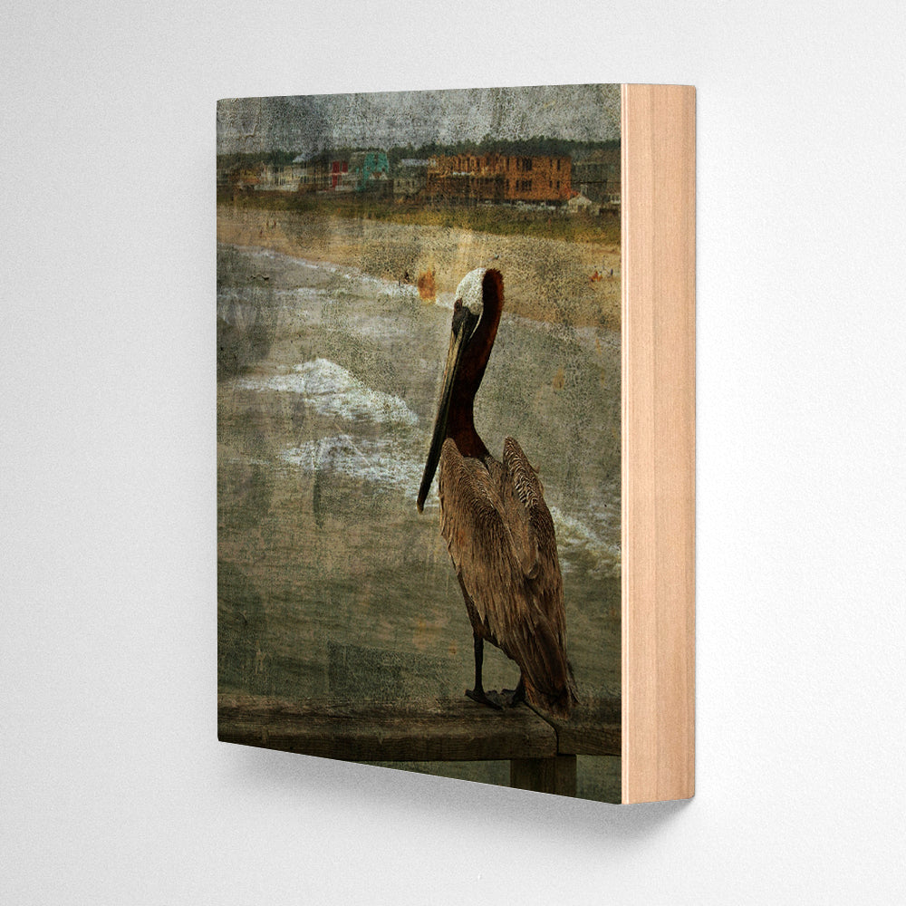 Pelican Photograph Art Block or Box