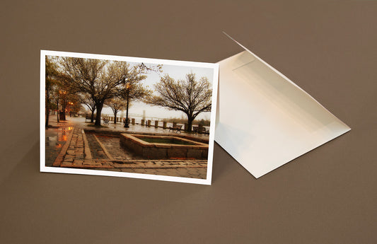 Wilmington, NC Riverfront Park Greeting Cards
