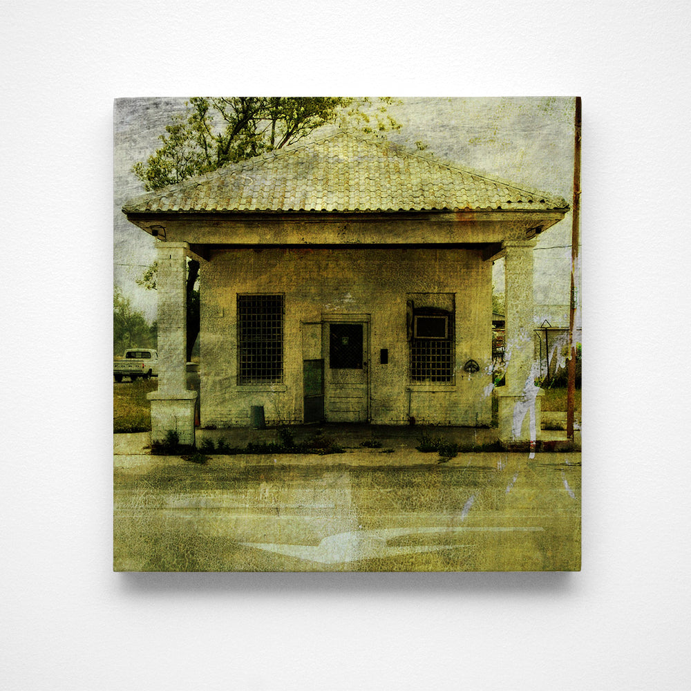 Rural Gas Station No. 1 Photograph Art Block or Box