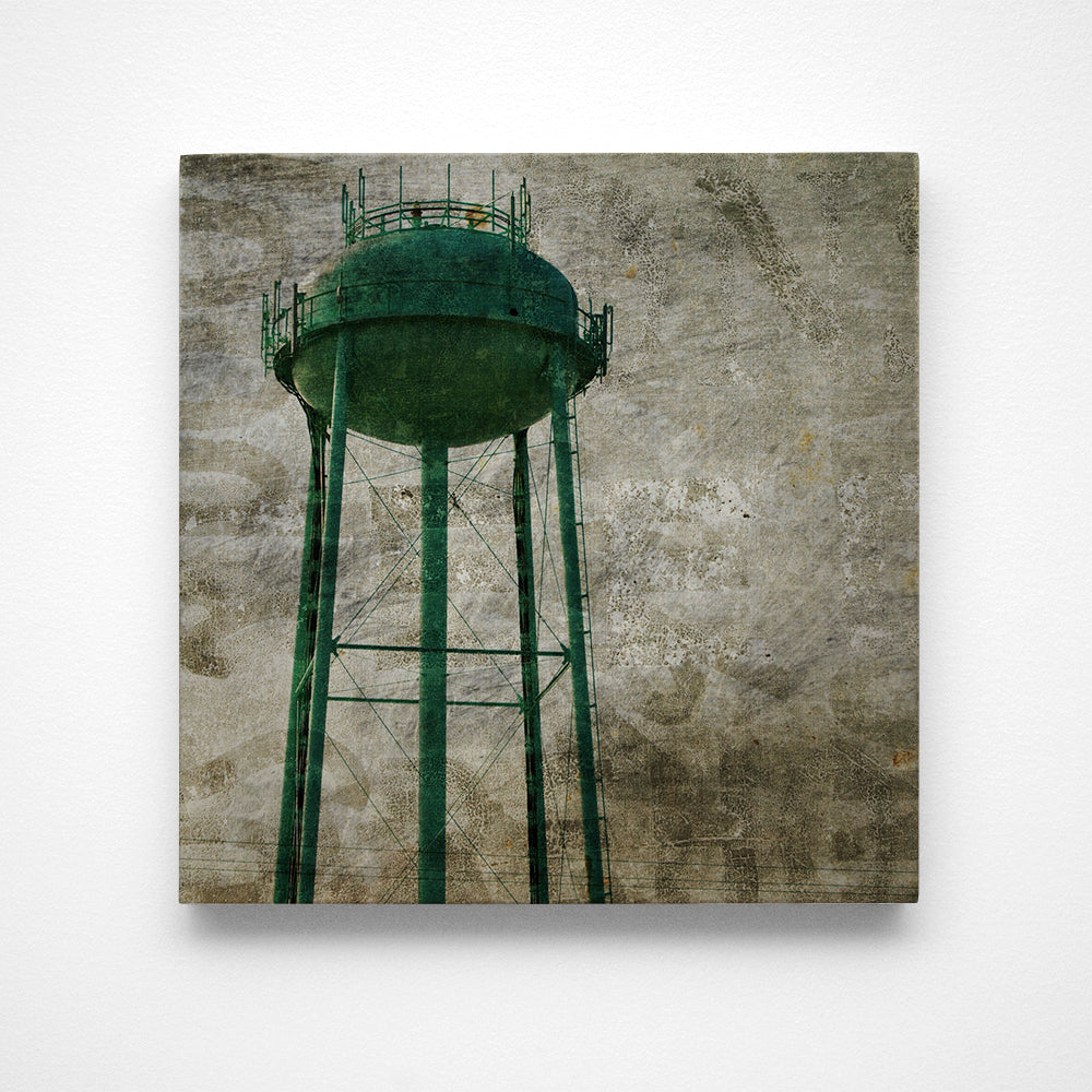 South Topsail Water Tower Photograph Art Block or Box