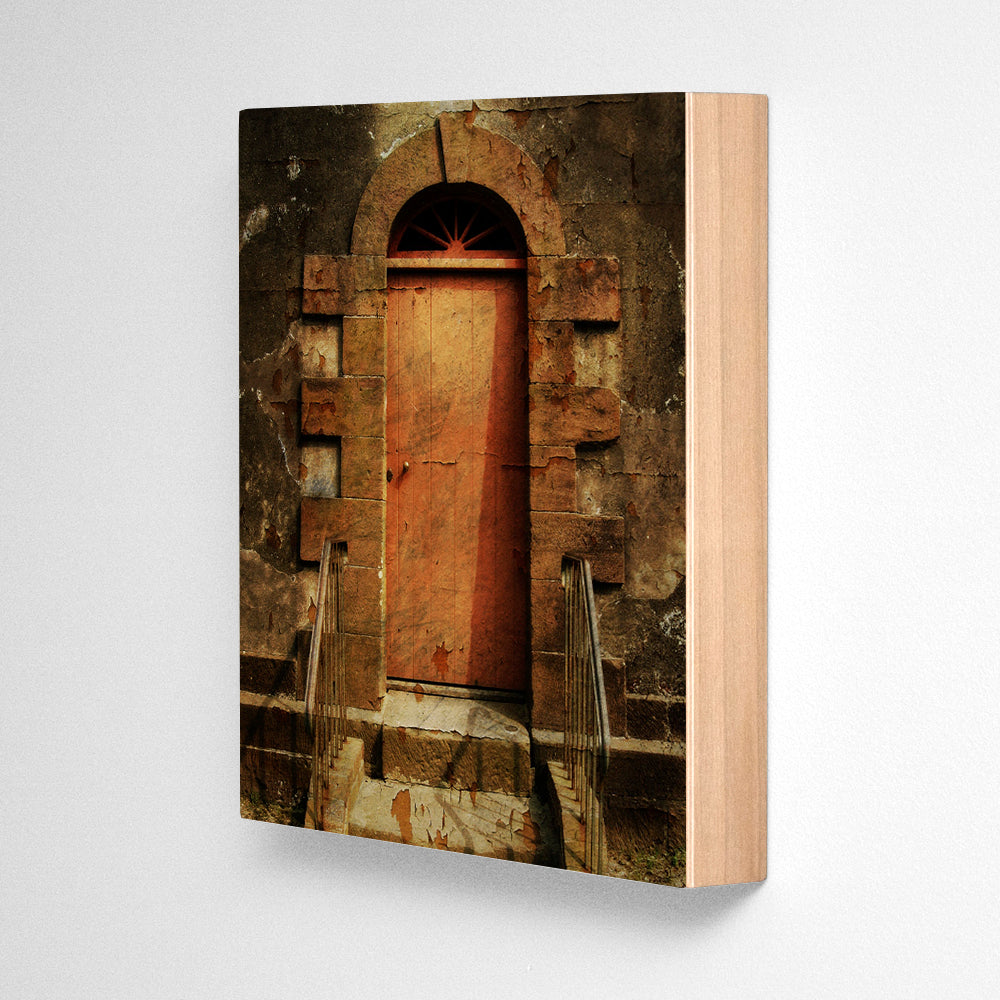 The Lighthouse Door Photograph Art Block or Box