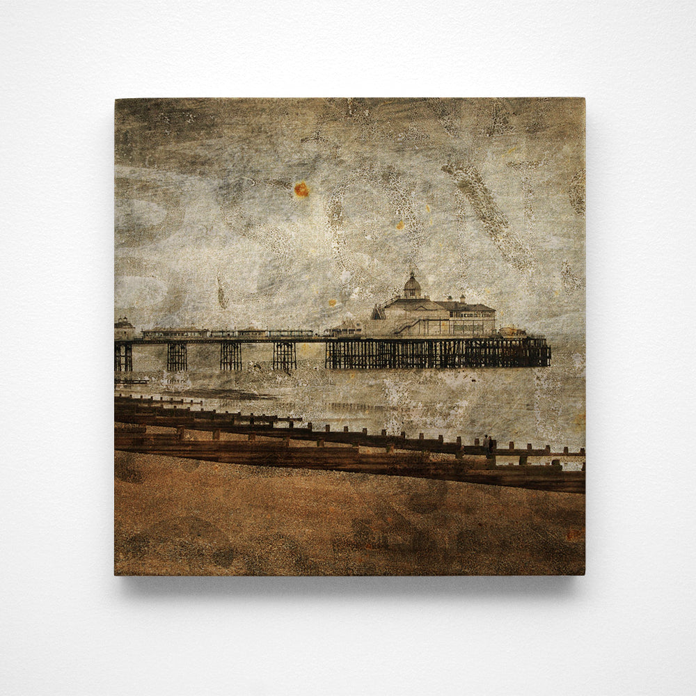 The Pier at Eastbourne UK Photograph Art Block or Box