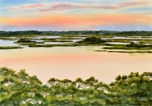 Topsail Sunset Giclée Print