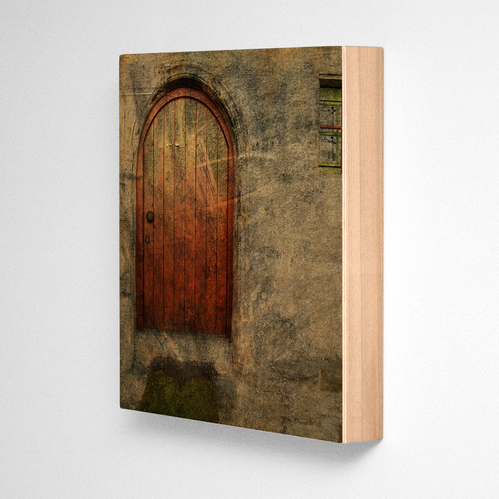 Tubingen Door Photograph Art Block or Box