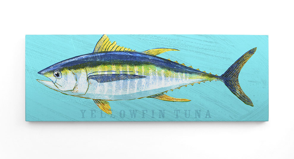 Saltwater Fish Art Block - Pick the Fish and Size