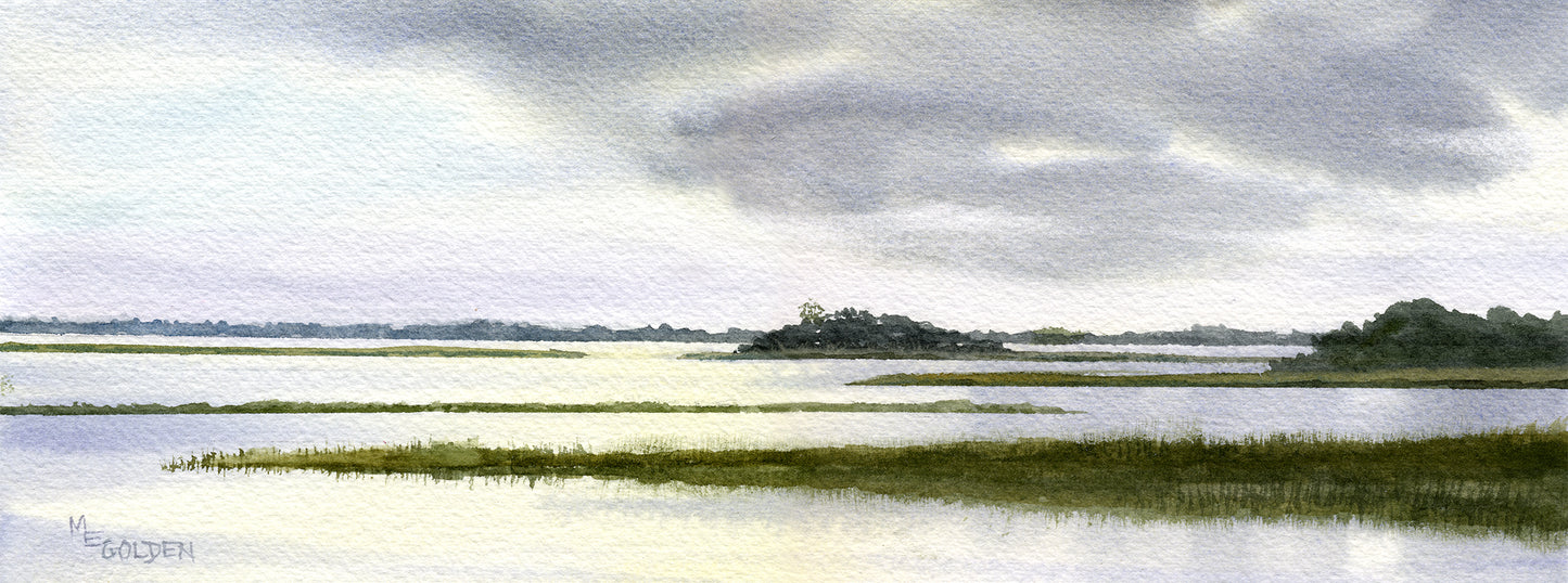 Approaching Storm on the Intracoastal Waterway Giclée Print