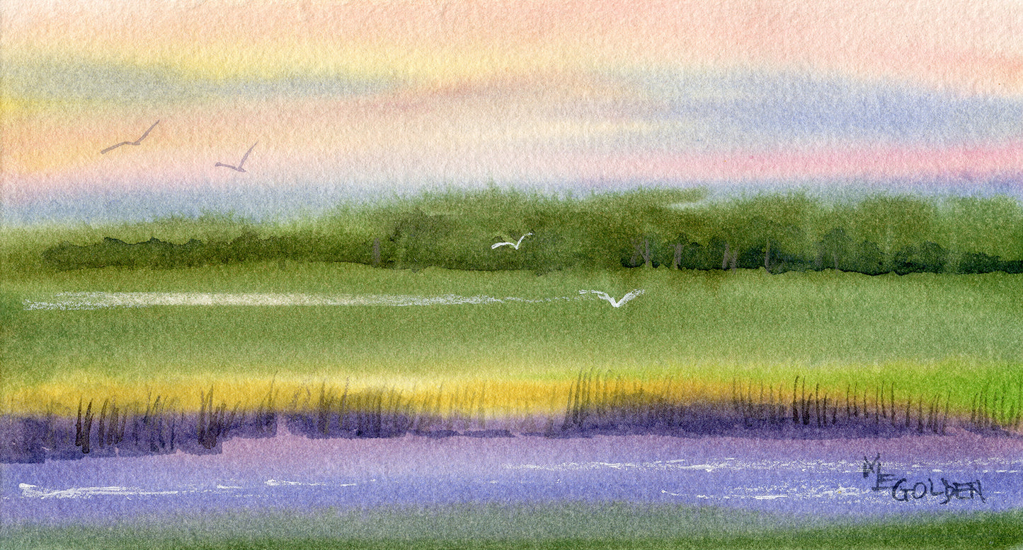 Marsh Sunset Giclée Print