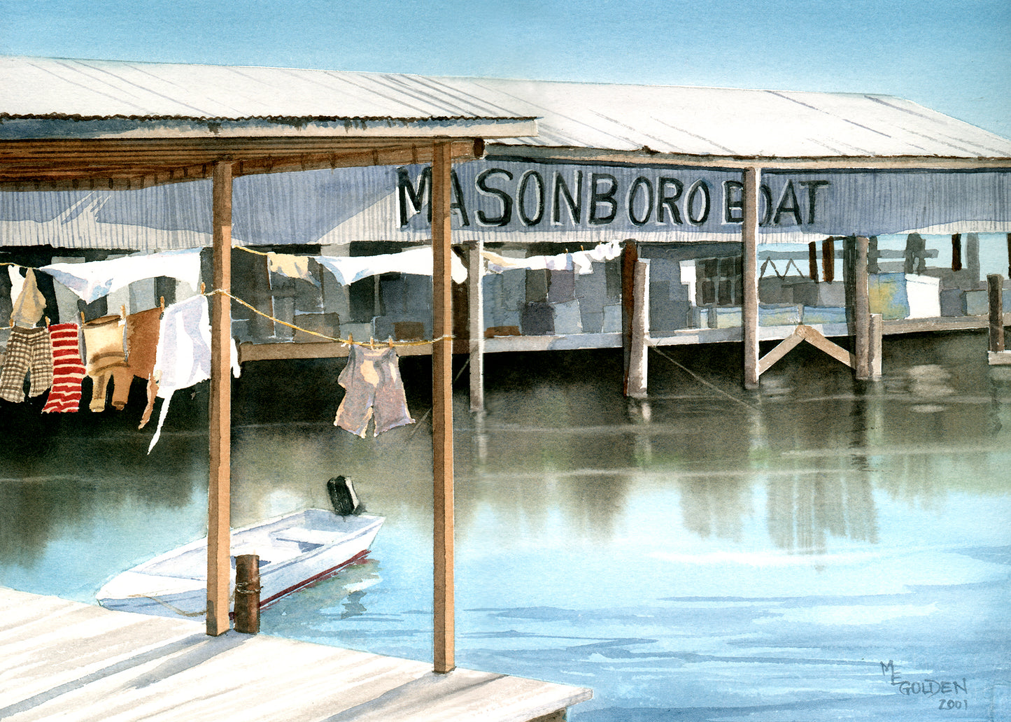 Masonboro Boat Giclée Print