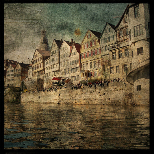 Neckar River Tubingen Photograph