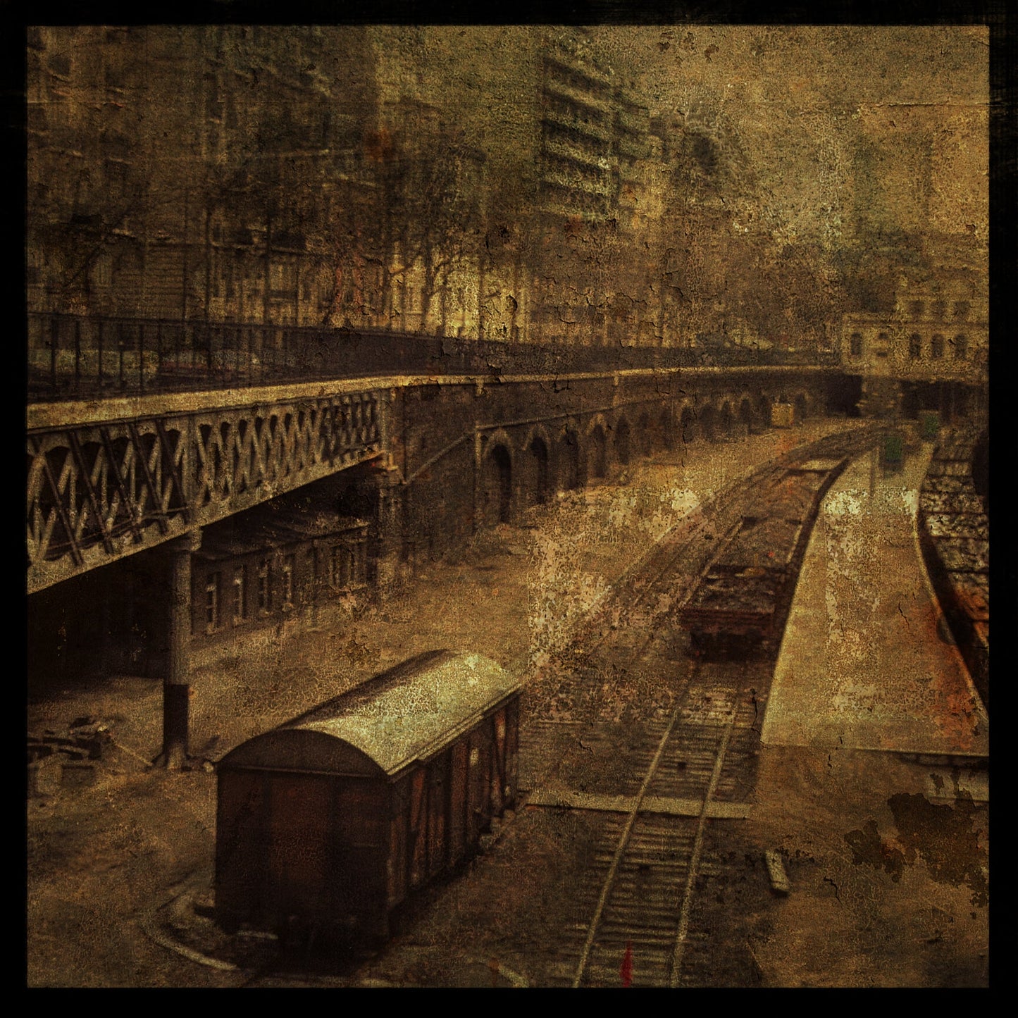 Paris Railroad Photograph