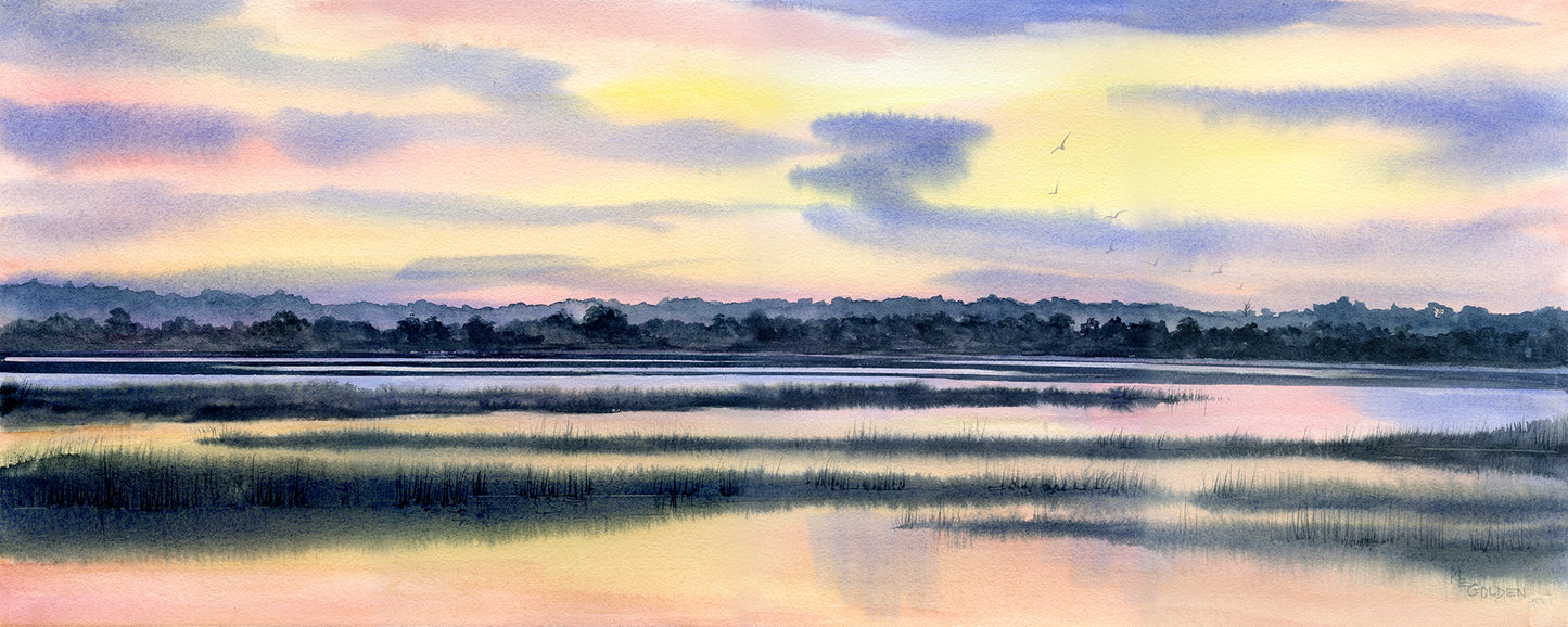 Shell Island Sunset Giclée Print