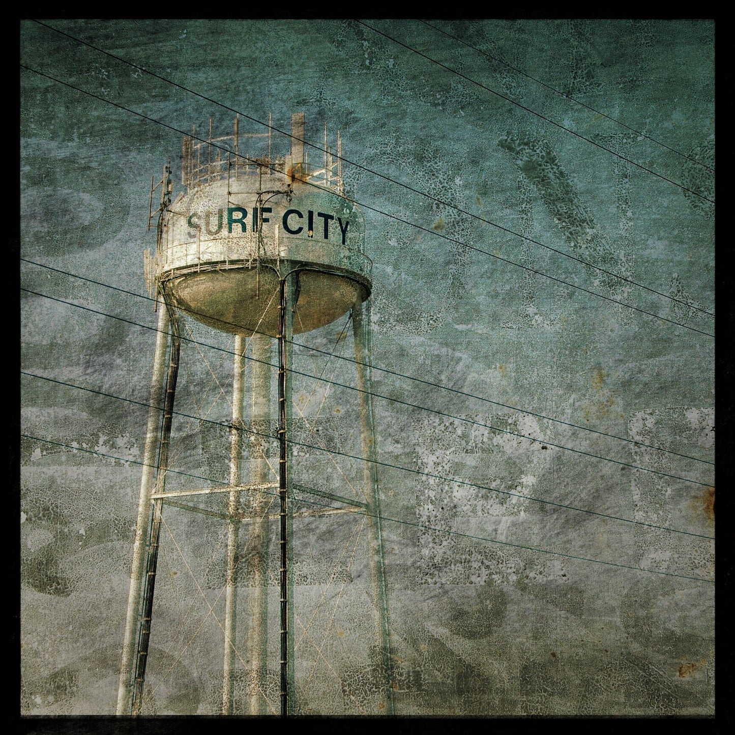 Surf City Water Tower Photograph