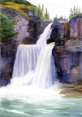 Waterfall Giclée Print