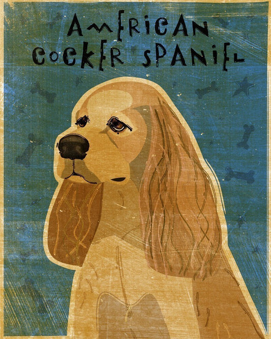 American Cocker Spaniel - Buff - Print