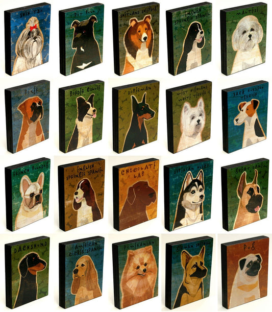 Art Block - Dog Art Block - Pick the Print - 4 in x 5 in