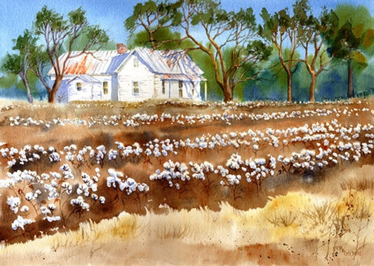 Cotton Fields Back Home Giclee Print