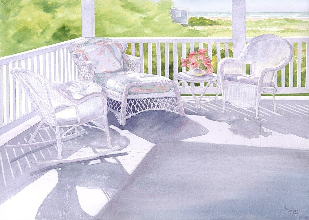 If These Chairs Could Talk Giclée Print